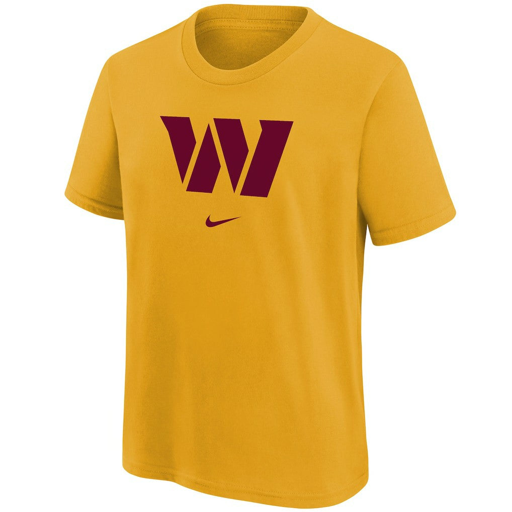 Washington Commanders Youth Team Logo T-Shirt Gold | Nike for Sale