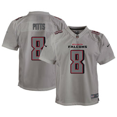 Kyle Pitts Atlanta Falcons Youth Atmosphere Game Jersey Gray | Nike for Sale