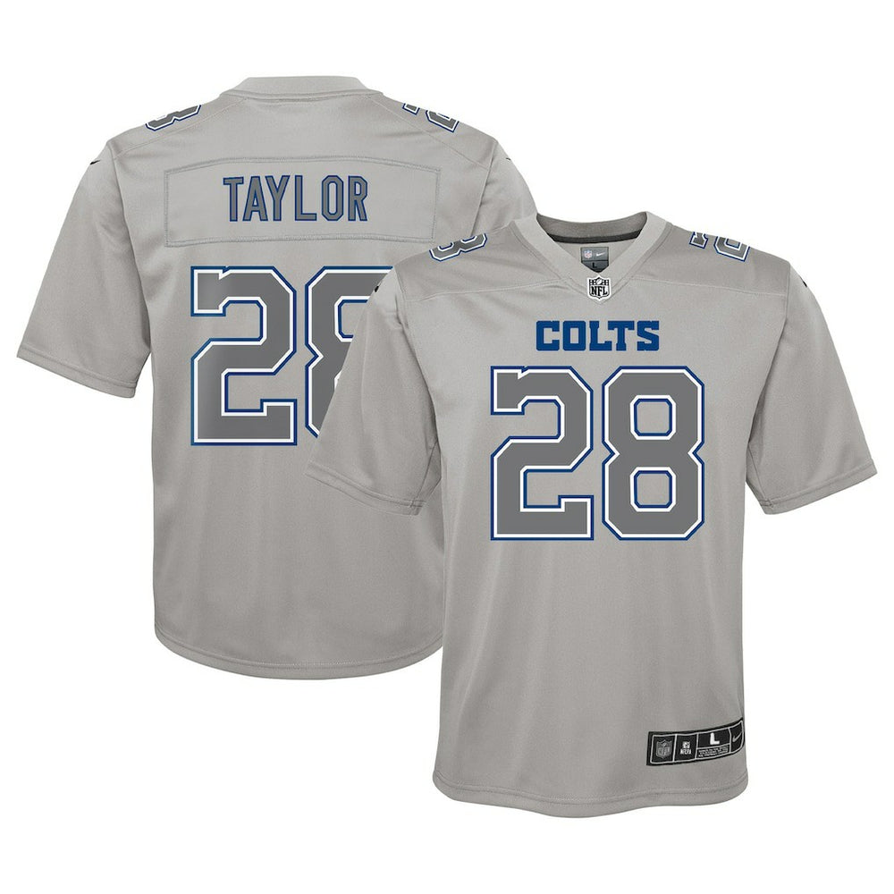 Jonathan Taylor Indianapolis Colts Youth Atmosphere Game Jersey Gray | Nike for Sale