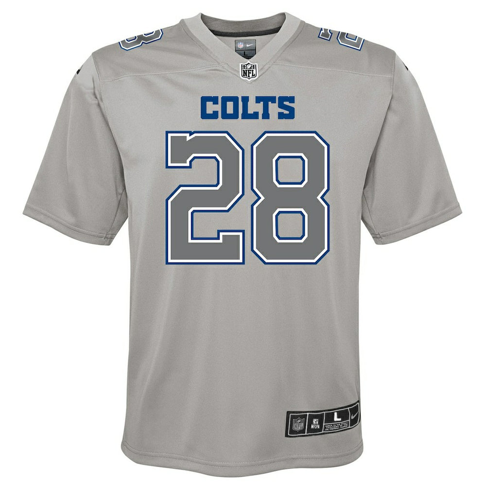 Jonathan Taylor Indianapolis Colts Youth Atmosphere Game Jersey Gray | Nike for Sale