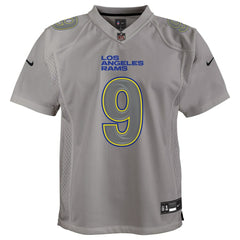 Matthew Stafford Los Angeles Rams Youth Atmosphere Game Jersey Gray | Nike for Sale