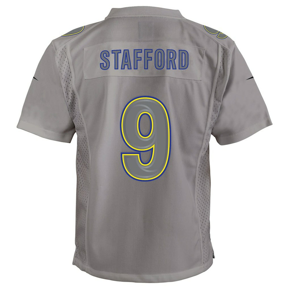 Matthew Stafford Los Angeles Rams Youth Atmosphere Game Jersey Gray | Nike for Sale