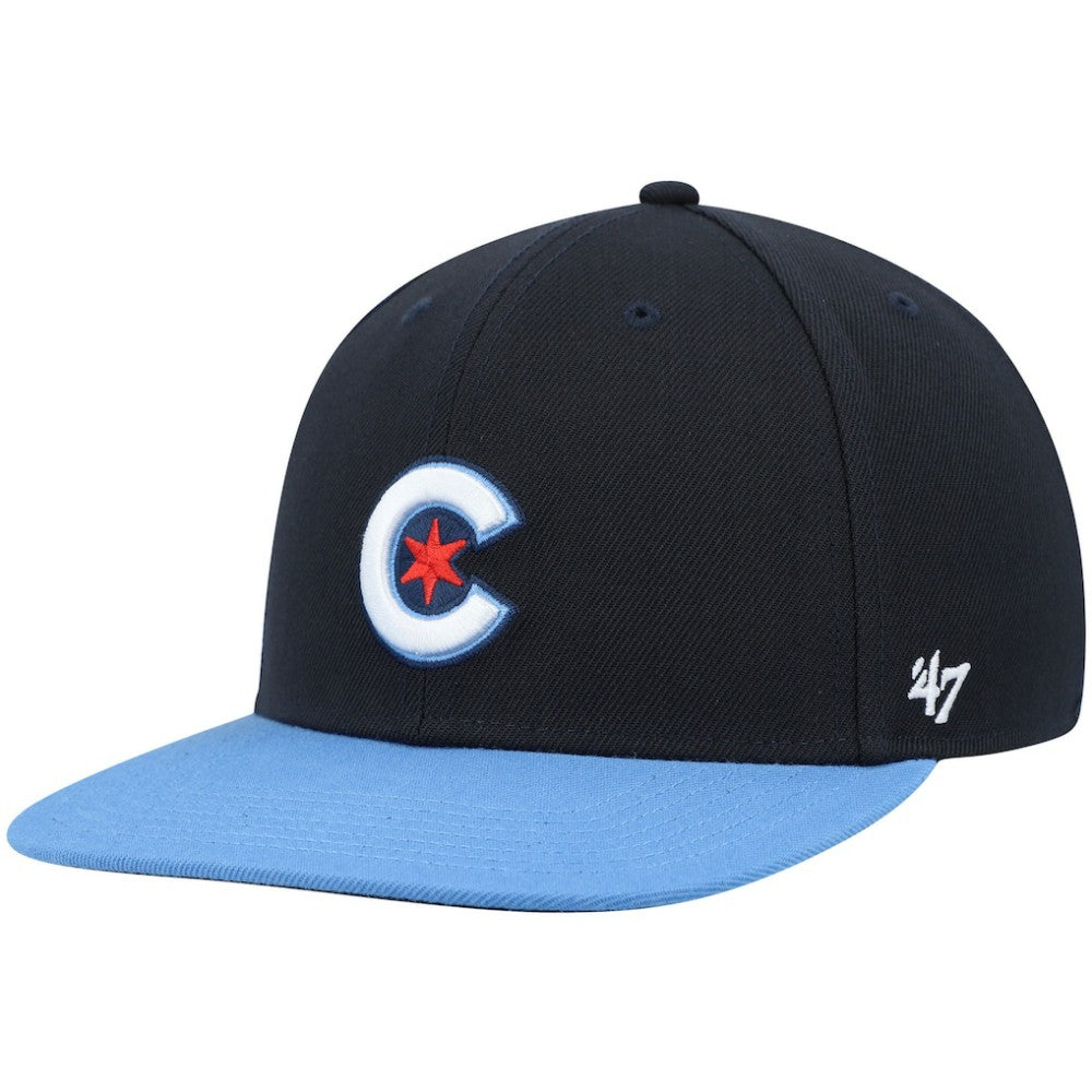 Chicago Cubs '47 2021 City Connect Captain Snapback Hat - MLB