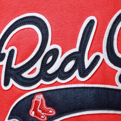 Boston Red Sox Soft as a Grape Women's Plus Size Side Split Pullover Hoodie - MLB