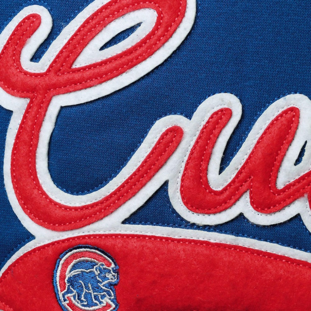Chicago Cubs Soft as a Grape Women's Plus Size Side Split Pullover Hoodie - MLB