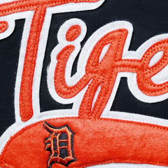 Detroit Tigers Soft as a Grape Women's Plus Size Side Split Pullover Hoodie - MLB