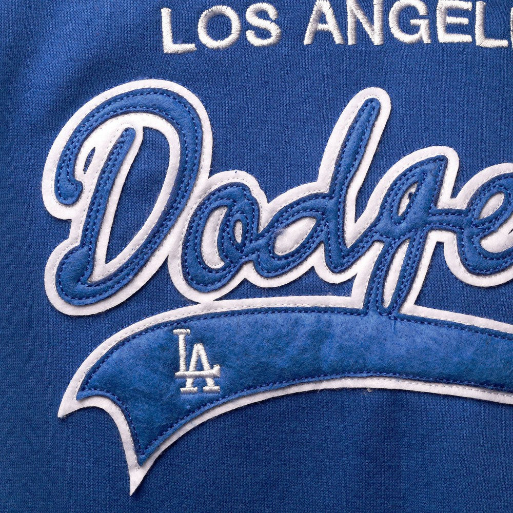 Los Angeles Dodgers Soft as a Grape Women's Plus Size Side Split Pullover Hoodie - MLB