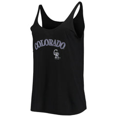 Colorado Rockies Soft as a Grape Women's Slouchy Tank Top - MLB