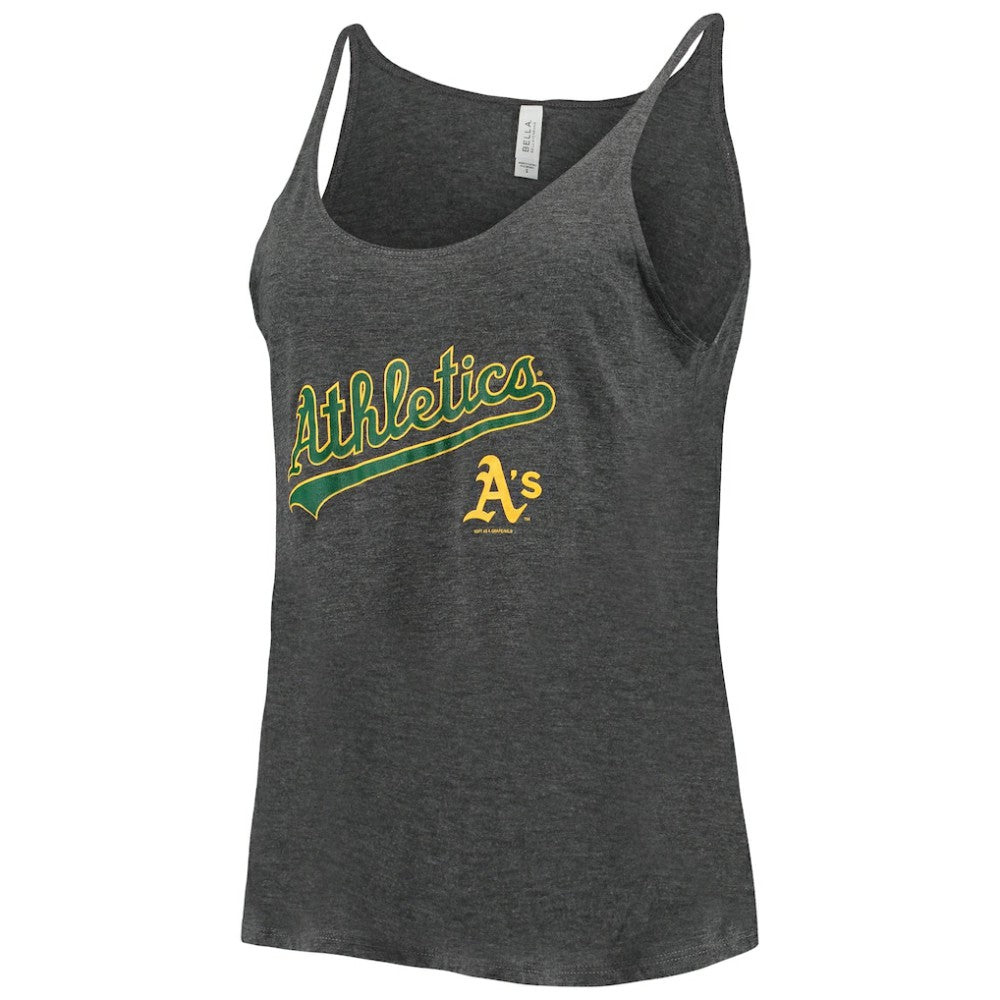 Athletics Soft as a Grape Women's Slouchy Tank Top - MLB