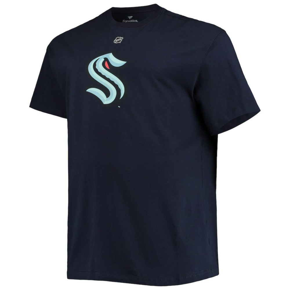 Philipp Grubauer Seattle Kraken Fanatics Big & Tall Name & Number T-Shirt - Deep Sea Blue - NHL