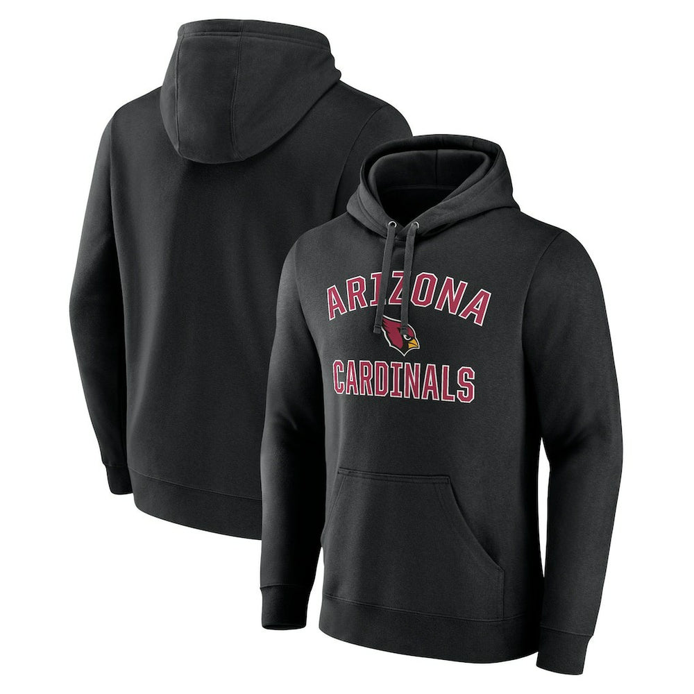 Arizona Cardinals Victory Arch Team Fitted Pullover Hoodie Black | NFL