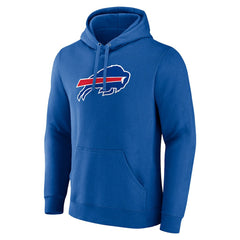 Buffalo Bills Primary Logo Fitted Pullover Hoodie Royal | NFL