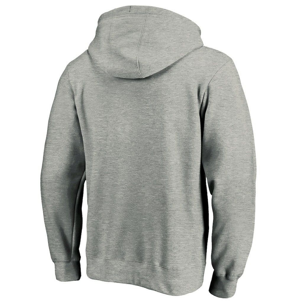 Las Vegas Raiders Primary Logo Fitted Pullover Hoodie Heather Gray | NFL