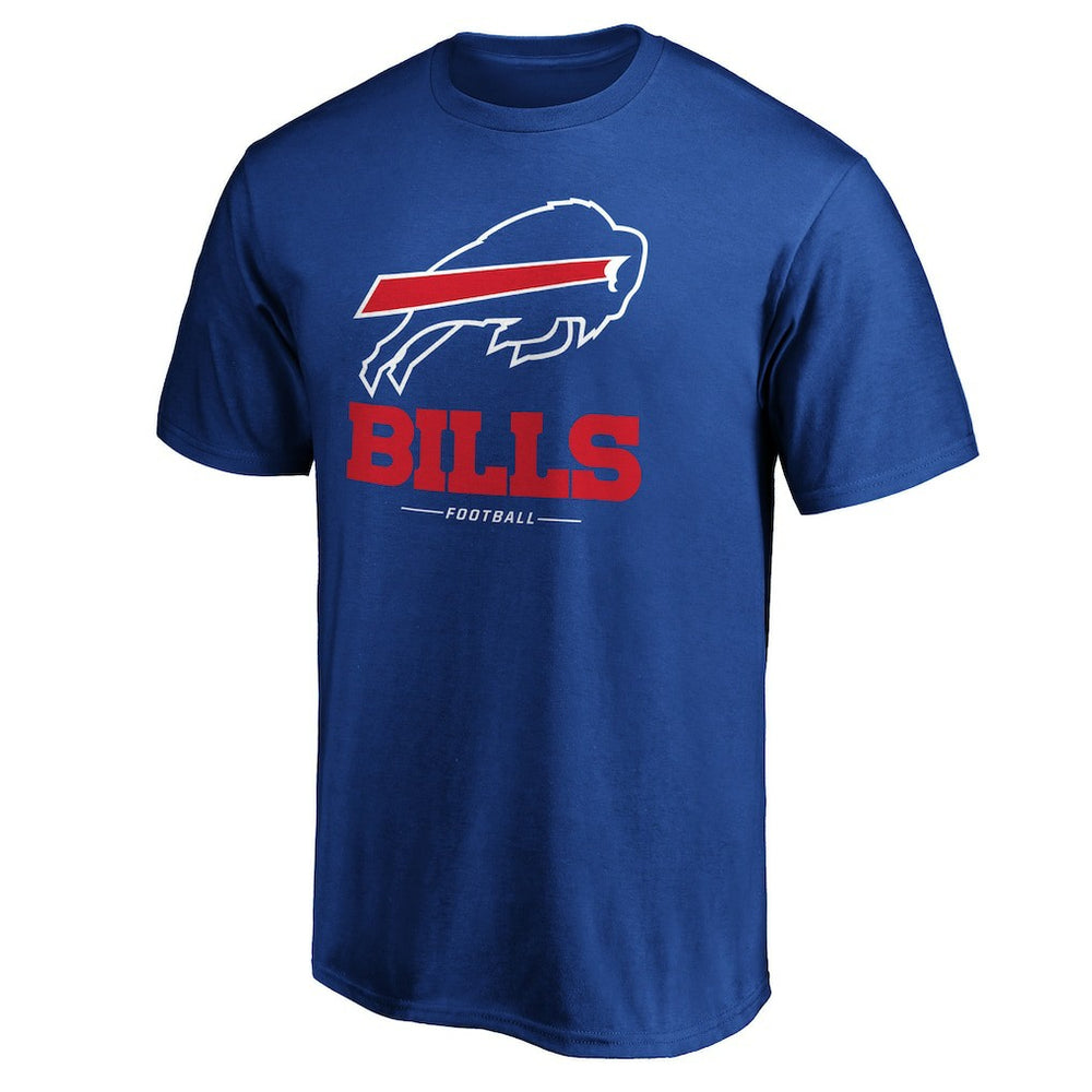 Buffalo Bills Team Lockup T-Shirt Royal | NFL