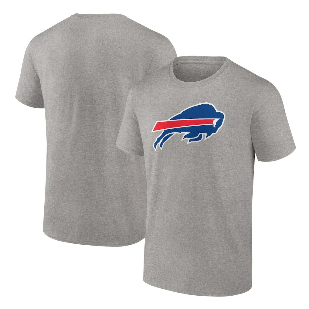 Buffalo Bills Primary Logo T-Shirt Heather Gray | Fanatics