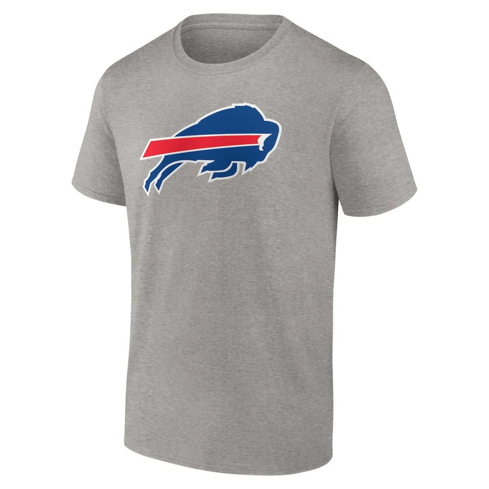 Buffalo Bills Primary Logo T-Shirt Heather Gray | Fanatics