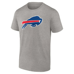 Buffalo Bills Primary Logo T-Shirt Heather Gray | Fanatics