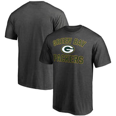 Green Bay Packers Victory Arch T-Shirt Heather Charcoal | Fanatics