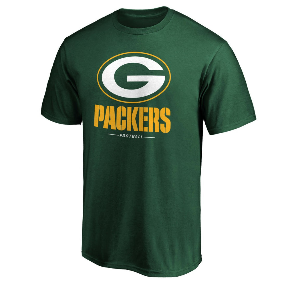 Green Bay Packers Team Lockup T-Shirt Green | NFL