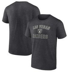 Las Vegas Raiders Victory Arch T-Shirt Heather Charcoal | Fanatics