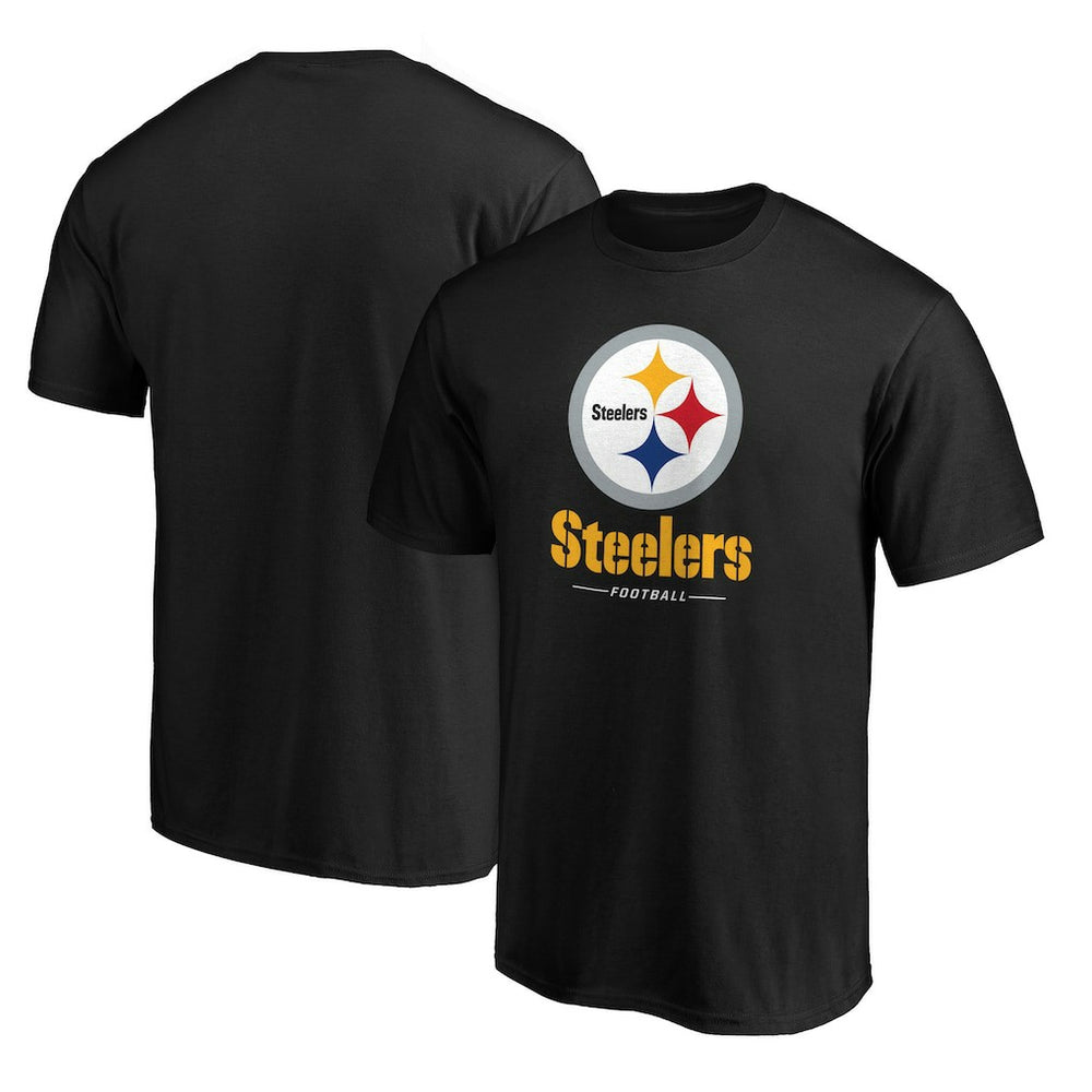 Pittsburgh Steelers Team Lockup T-Shirt Black | NFL