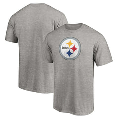 Pittsburgh Steelers Primary Logo T-Shirt Heather Gray | Fanatics