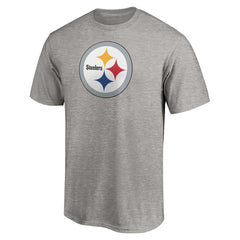 Pittsburgh Steelers Primary Logo T-Shirt Heather Gray | Fanatics