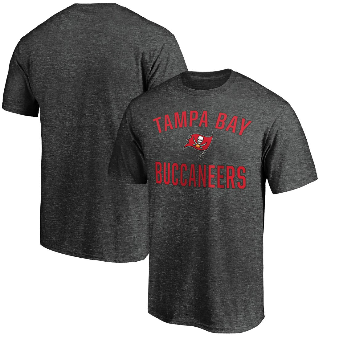 Tampa Bay Buccaneers Victory Arch T-Shirt Heather Charcoal | Fanatics