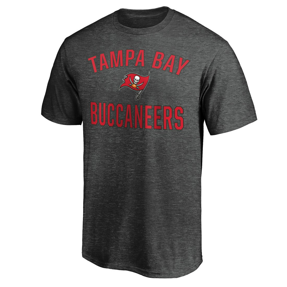 Tampa Bay Buccaneers Victory Arch T-Shirt Heather Charcoal | Fanatics