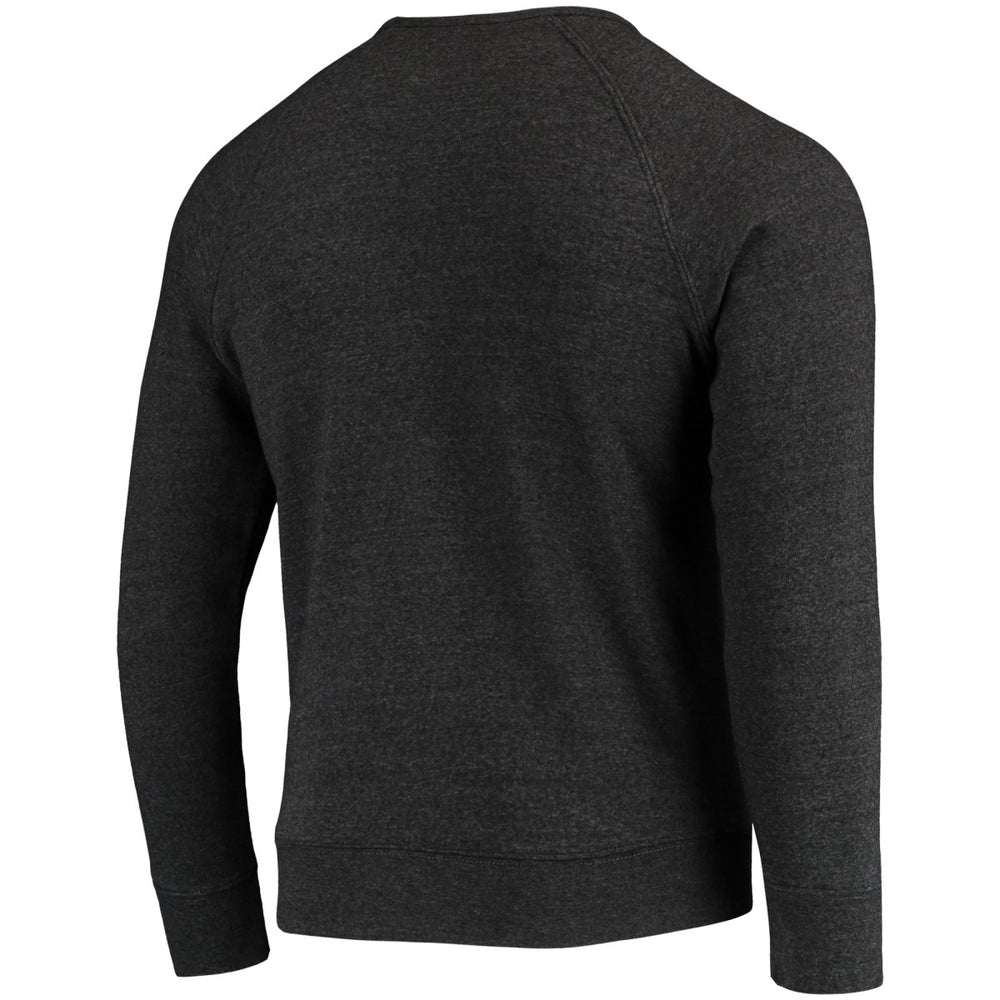 Phoenix Suns Sportiqe Harmon Raglan Tri-Blend Pullover Sweatshirt Heathered Black - NBA
