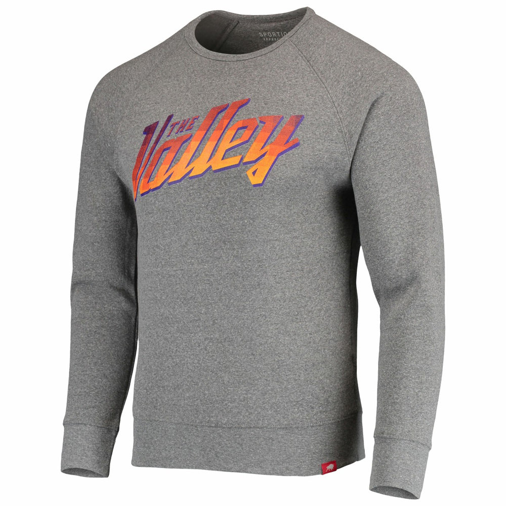 Phoenix Suns Sportiqe Harmon Raglan Tri-Blend Pullover Sweatshirt Gray - NBA