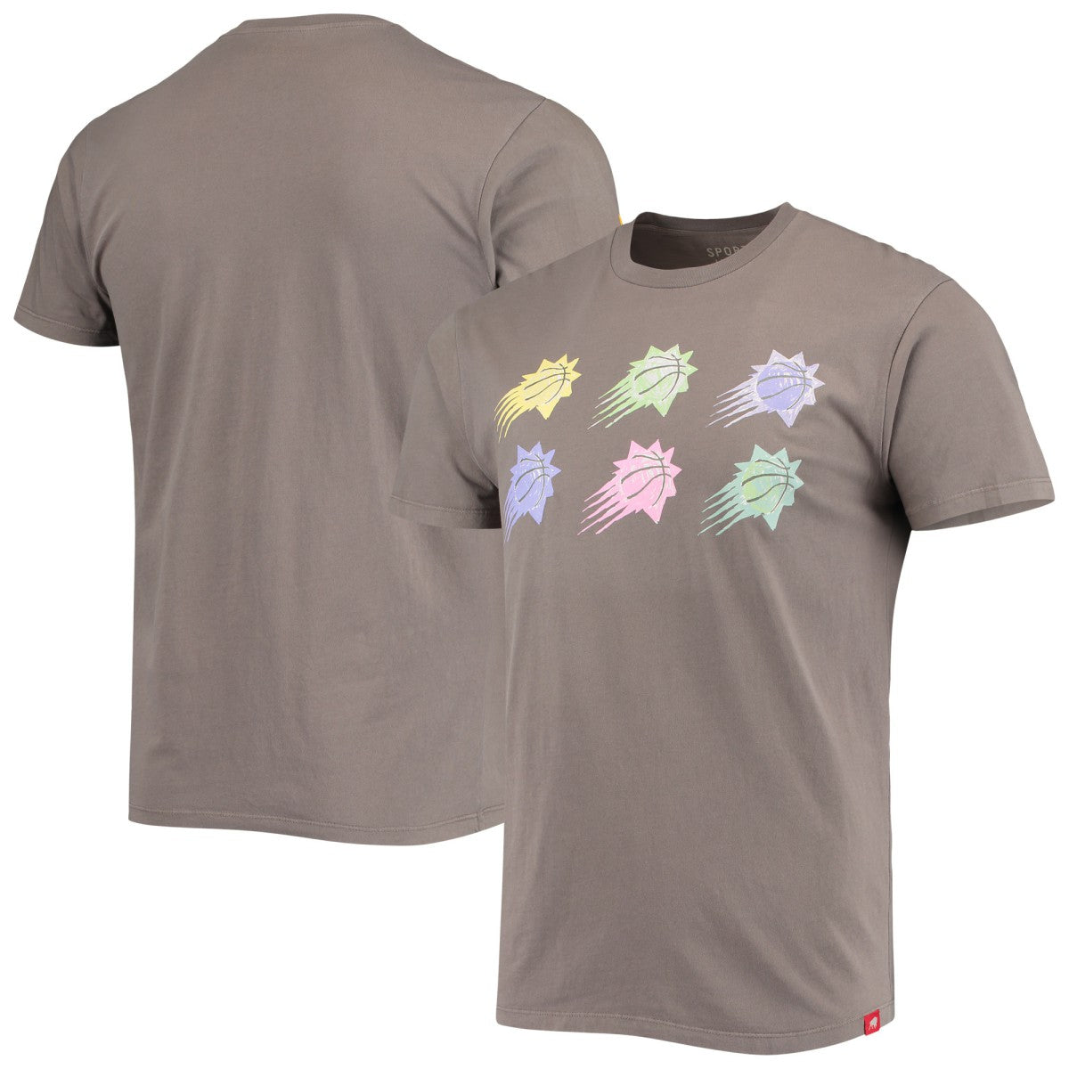 Phoenix Suns Sportiqe Street Capsule Bingham T-Shirt Charcoal - NBA