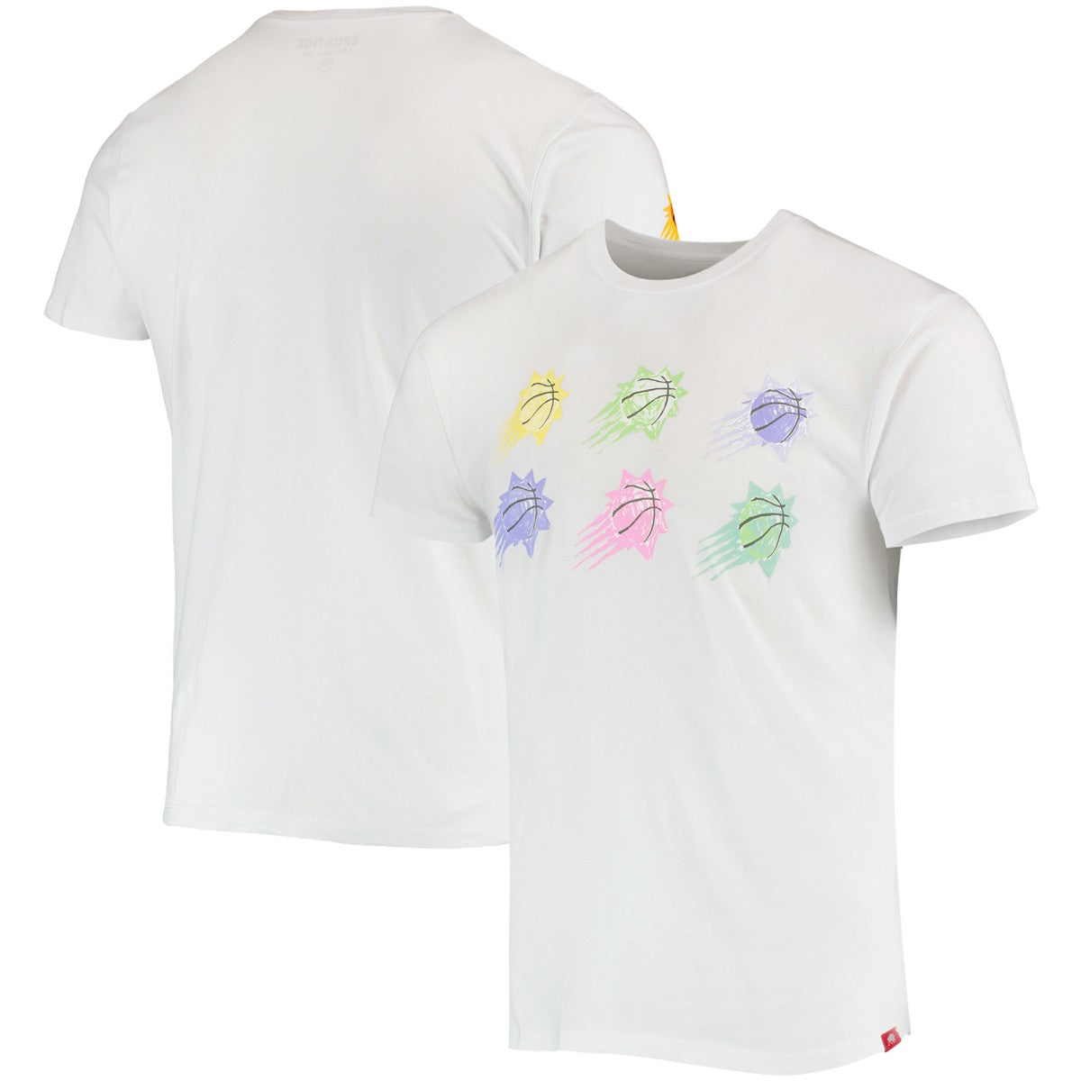 Phoenix Suns Sportiqe Street Capsule Bingham T-Shirt White - NBA