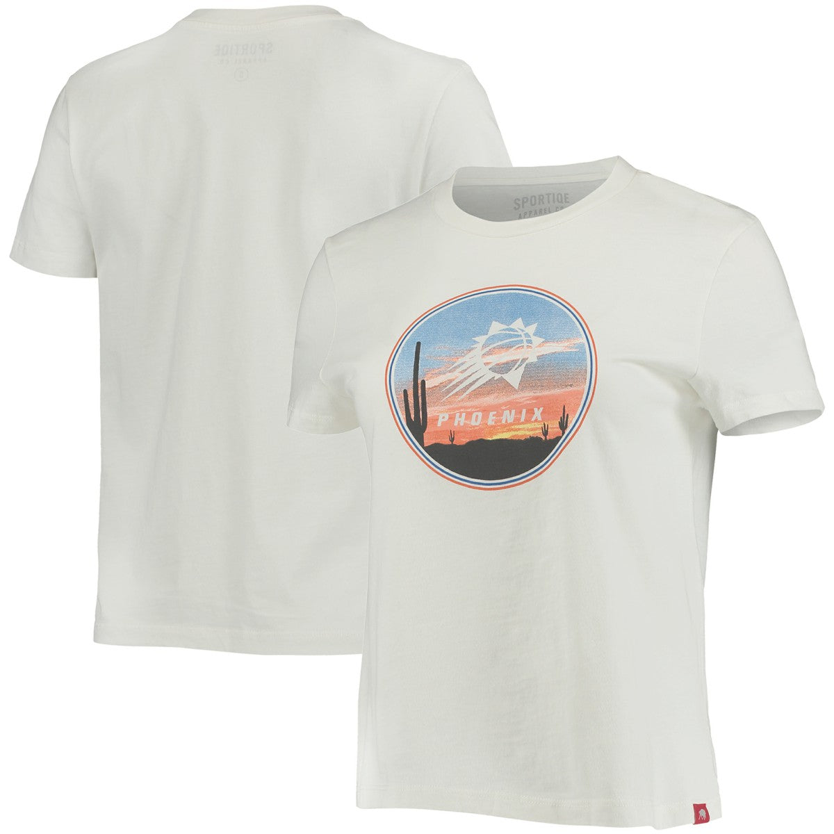 Phoenix Suns Sportiqe Women's Arcadia T-Shirt White - NBA