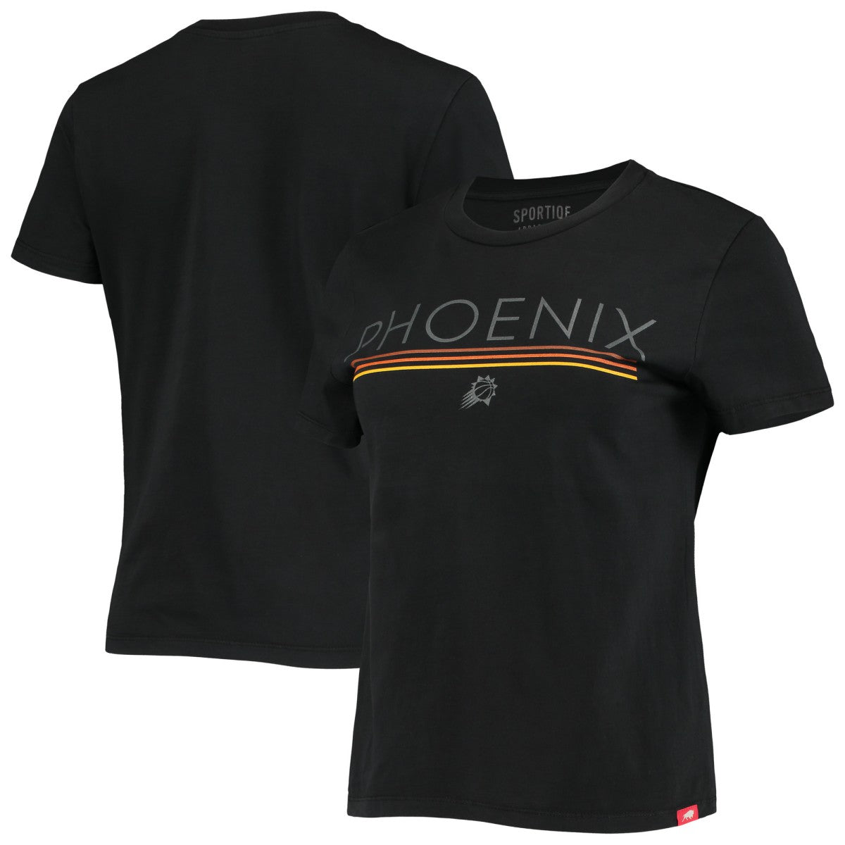 Phoenix Suns Sportiqe Women's Arcadia T-Shirt Black - NBA