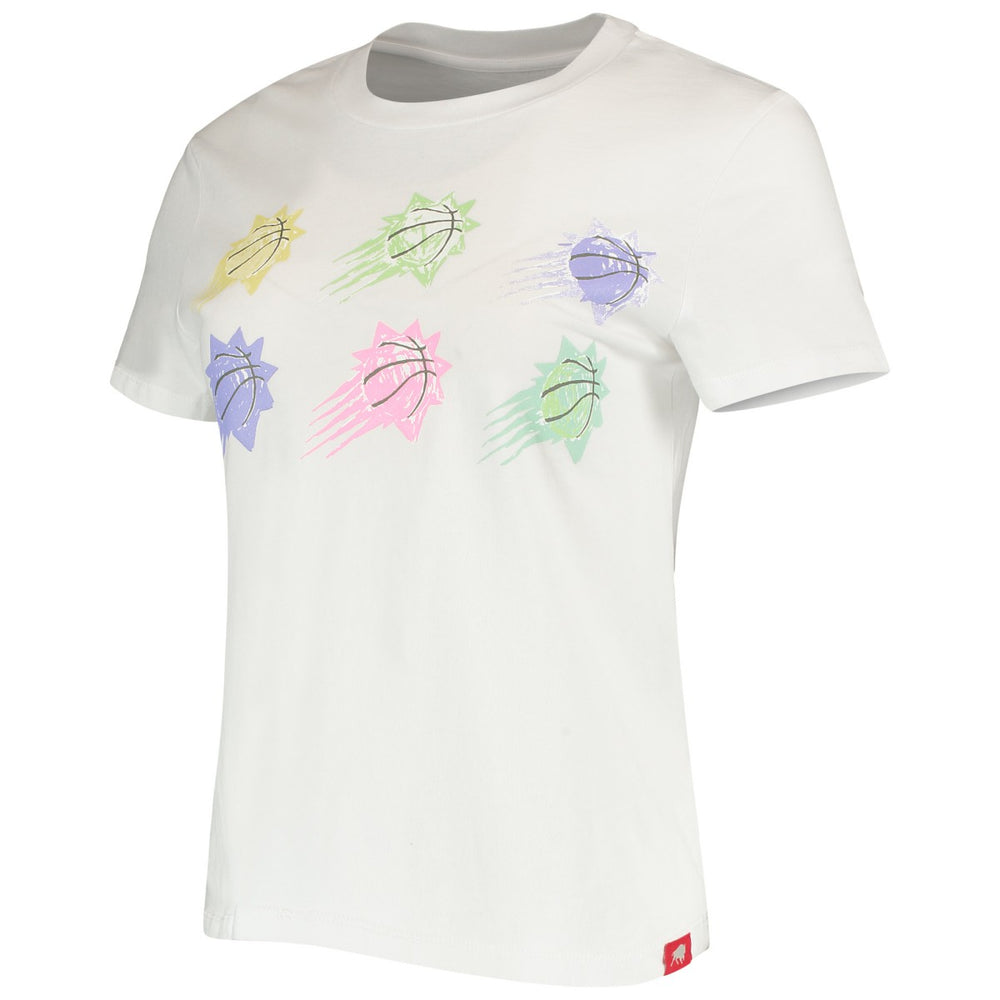Phoenix Suns Sportiqe Women's Street Capsule Arcadia T-Shirt White - NBA