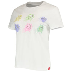 Phoenix Suns Sportiqe Women's Street Capsule Arcadia T-Shirt White - NBA