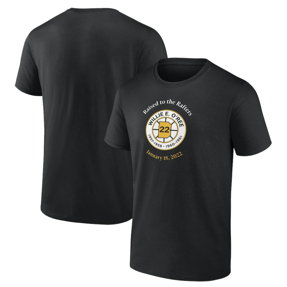 Willie O'Ree Boston Bruins Retirement T-Shirt - Black - NHL