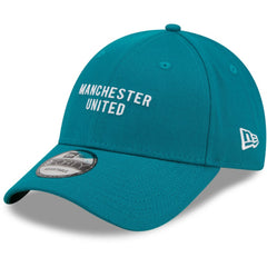 Manchester United New Era Seasonal 9FORTY Adjustable Hat Turquoise | New Era discount