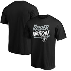 Las Vegas Raiders Hometown Collection Raider Nation T-Shirt Black | NFL