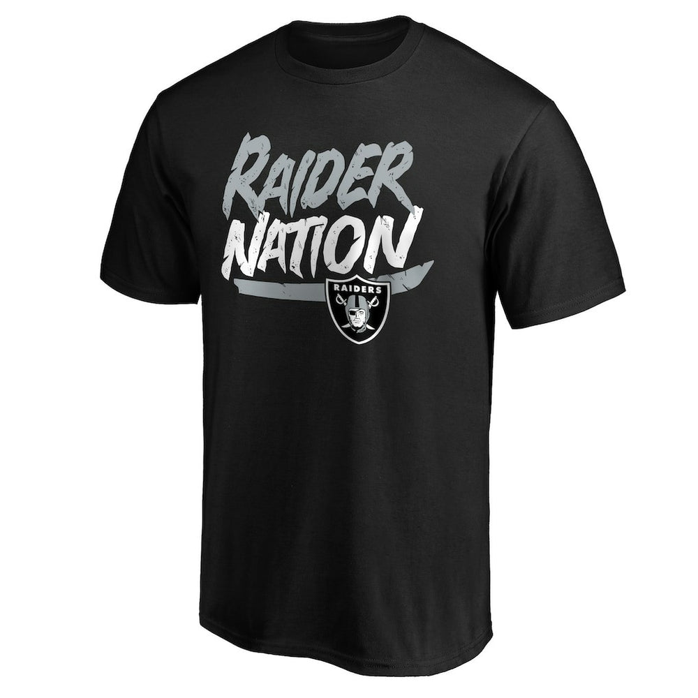 Las Vegas Raiders Hometown Collection Raider Nation T-Shirt Black | NFL