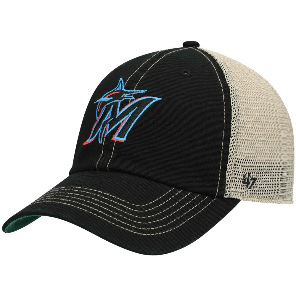 Miami Marlins '47 Trawler Clean Up Trucker Snapback Hat - MLB