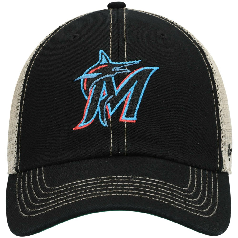 Miami Marlins '47 Trawler Clean Up Trucker Snapback Hat - MLB