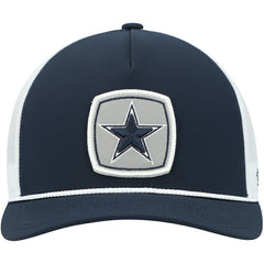 Dallas Cowboys HOOey Star Patch Rope Trucker Snapback Hat Navy/White | NFL