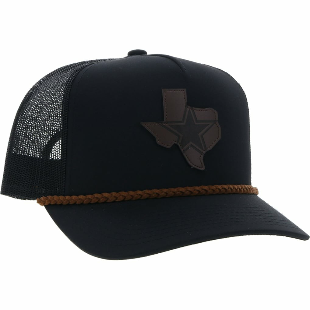 Dallas Cowboys HOOey State Patch Trucker Snapback Hat Black | NFL