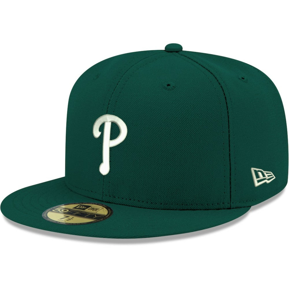 Philadelphia Phillies New Era White Logo 59FIFTY Fitted Hat - MLB