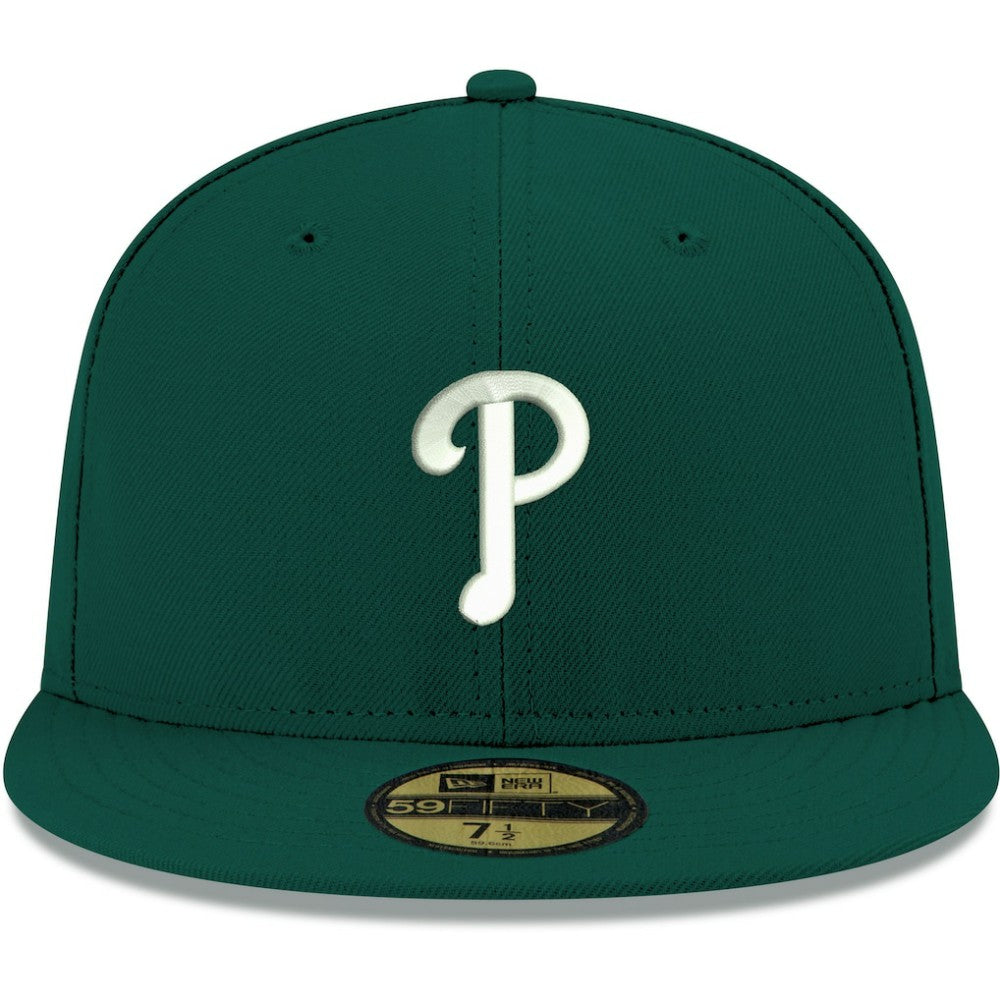 Philadelphia Phillies New Era White Logo 59FIFTY Fitted Hat - MLB