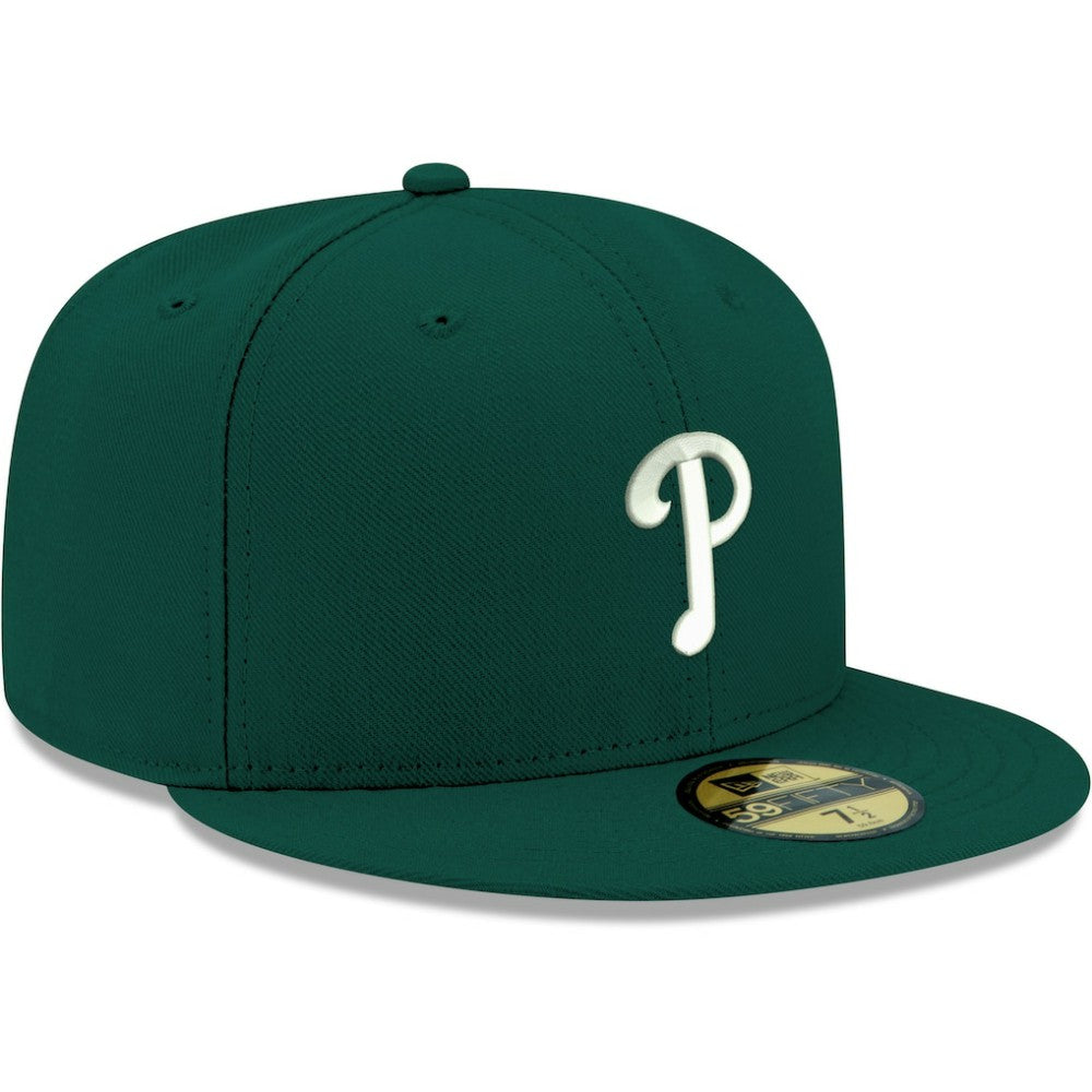 Philadelphia Phillies New Era White Logo 59FIFTY Fitted Hat - MLB