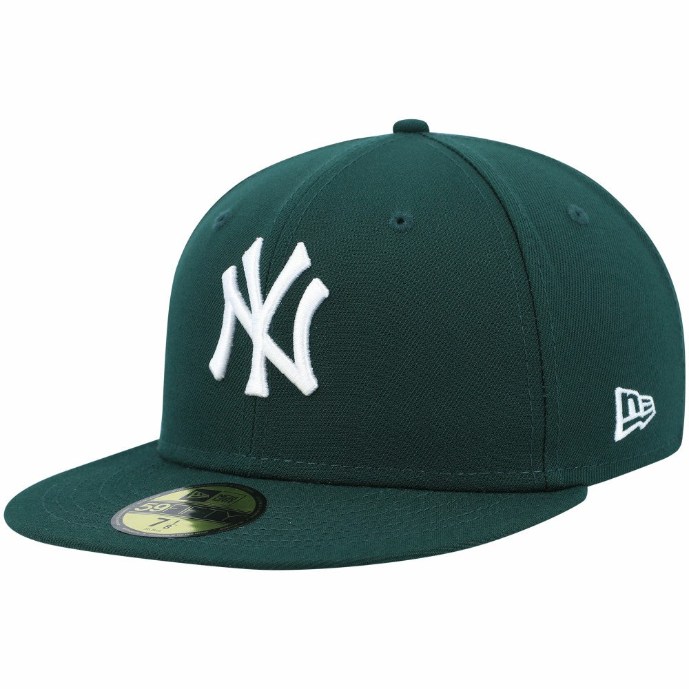 New York Yankees New Era White Logo 59FIFTY Fitted Hat - MLB