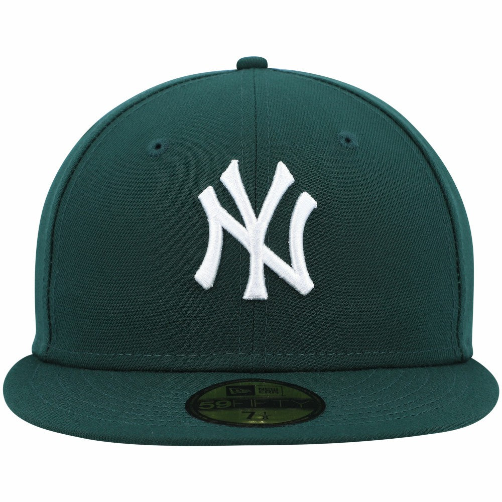 New York Yankees New Era White Logo 59FIFTY Fitted Hat - MLB